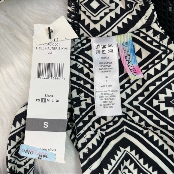 NWT Sundazed Ariel Halter Wrap Aztec Bikini Md - Picture 11 of 14
